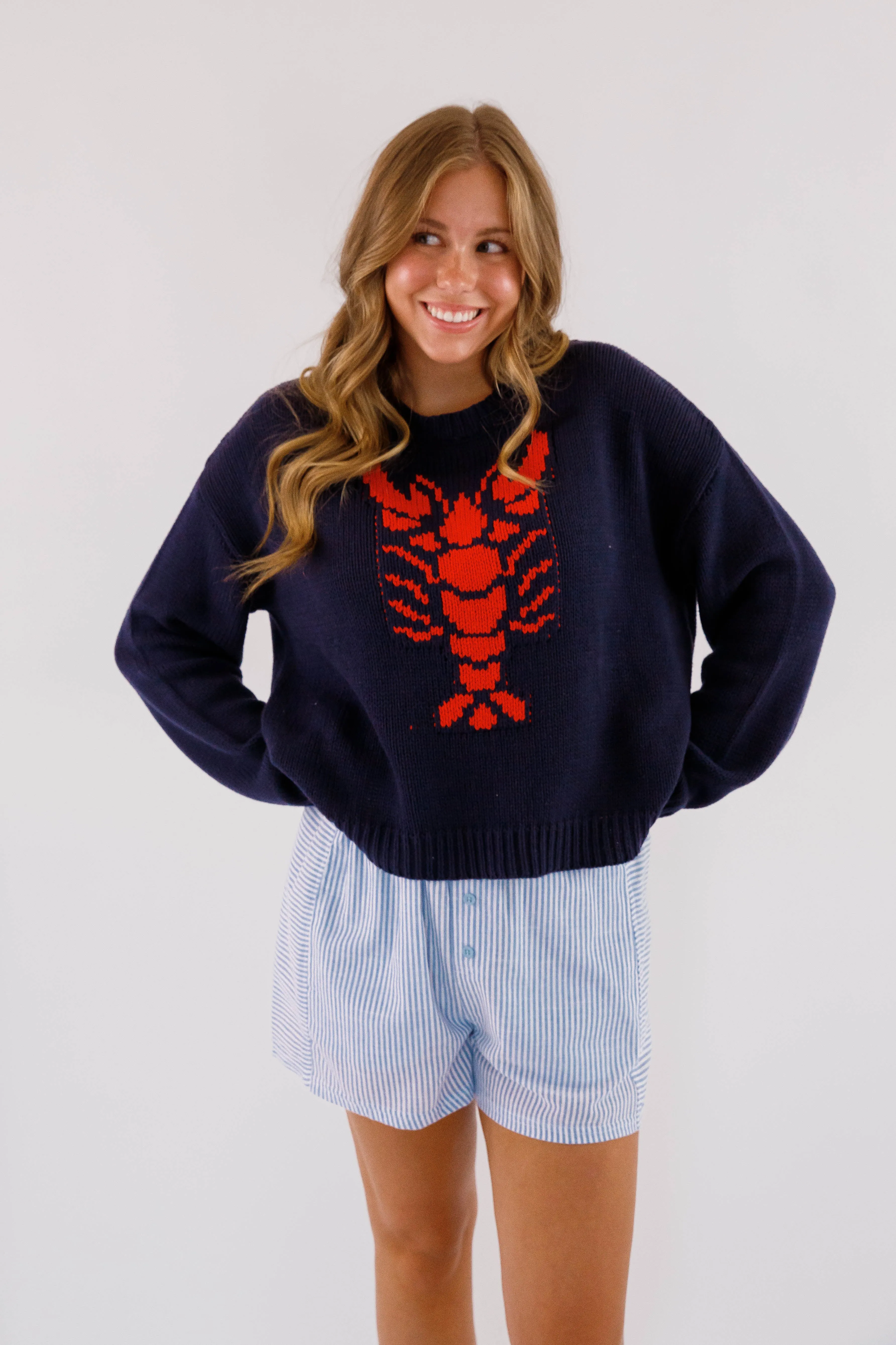 A Great Catch Sweater Cozy Knitwear
