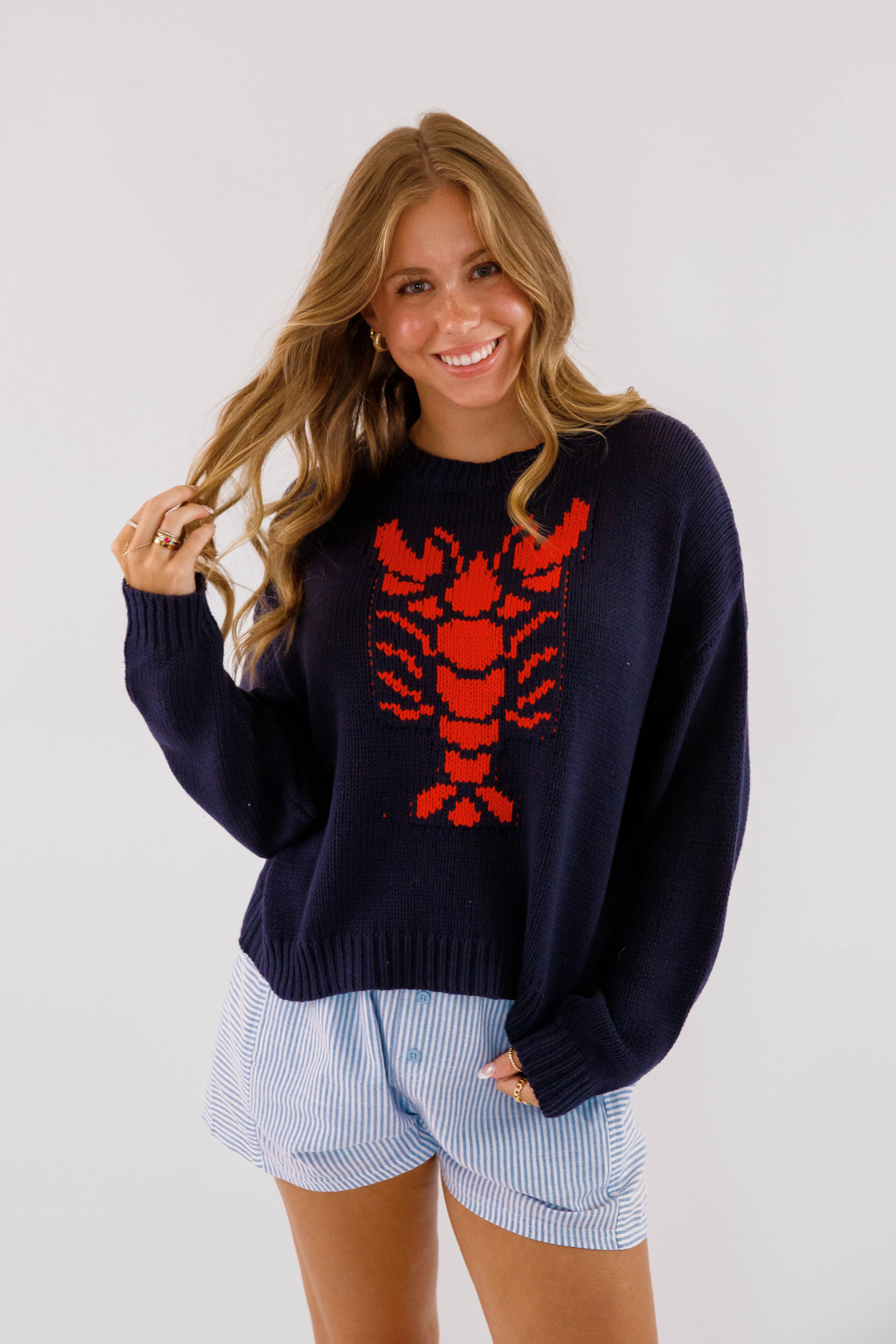 A Great Catch Sweater Comfort Stretch Breathable Fit