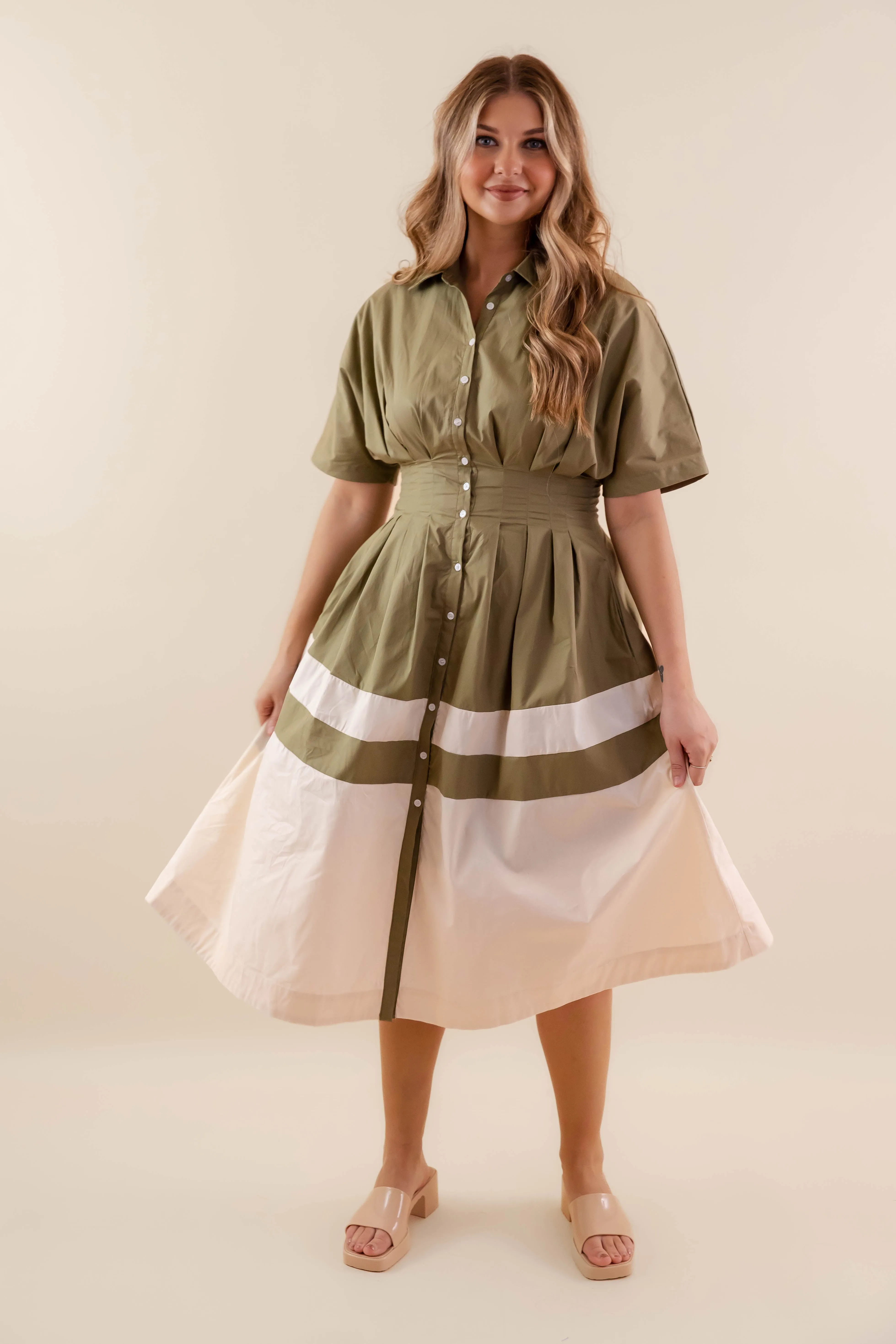 Cozy Wearable Standout Feature A Resilient Nature Midi Dress