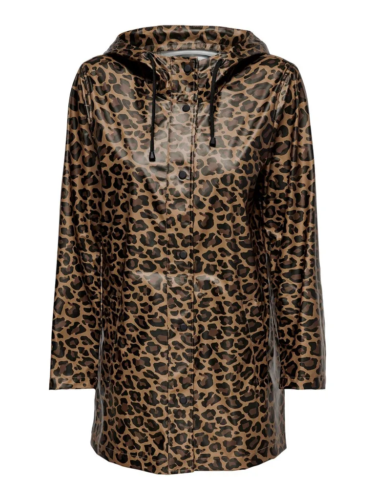 Ellen Raincoat - LEOPARD Water Repellent Finish
