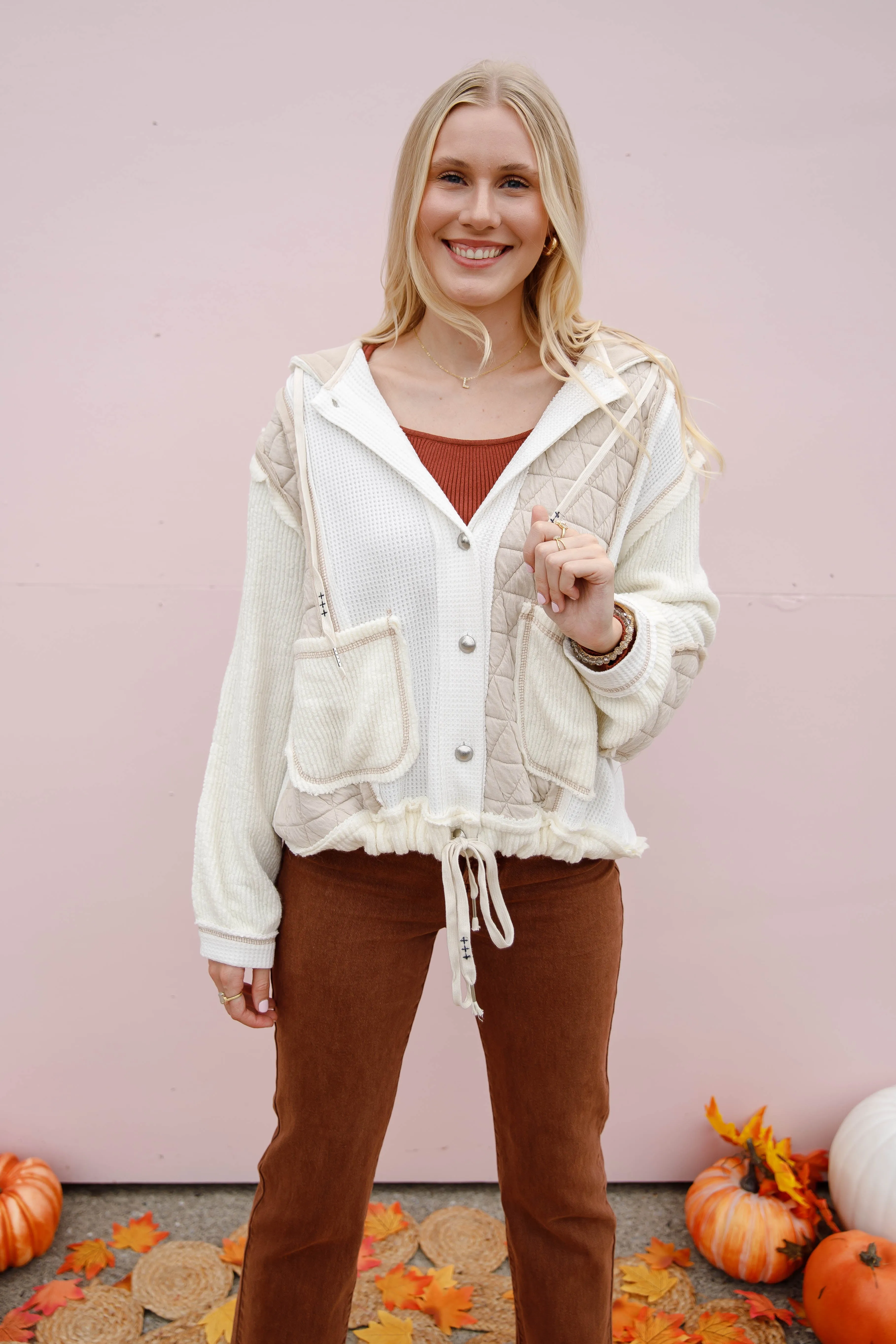 High Twist Yarn Structure Casual Flex All A Thrill Hoodie