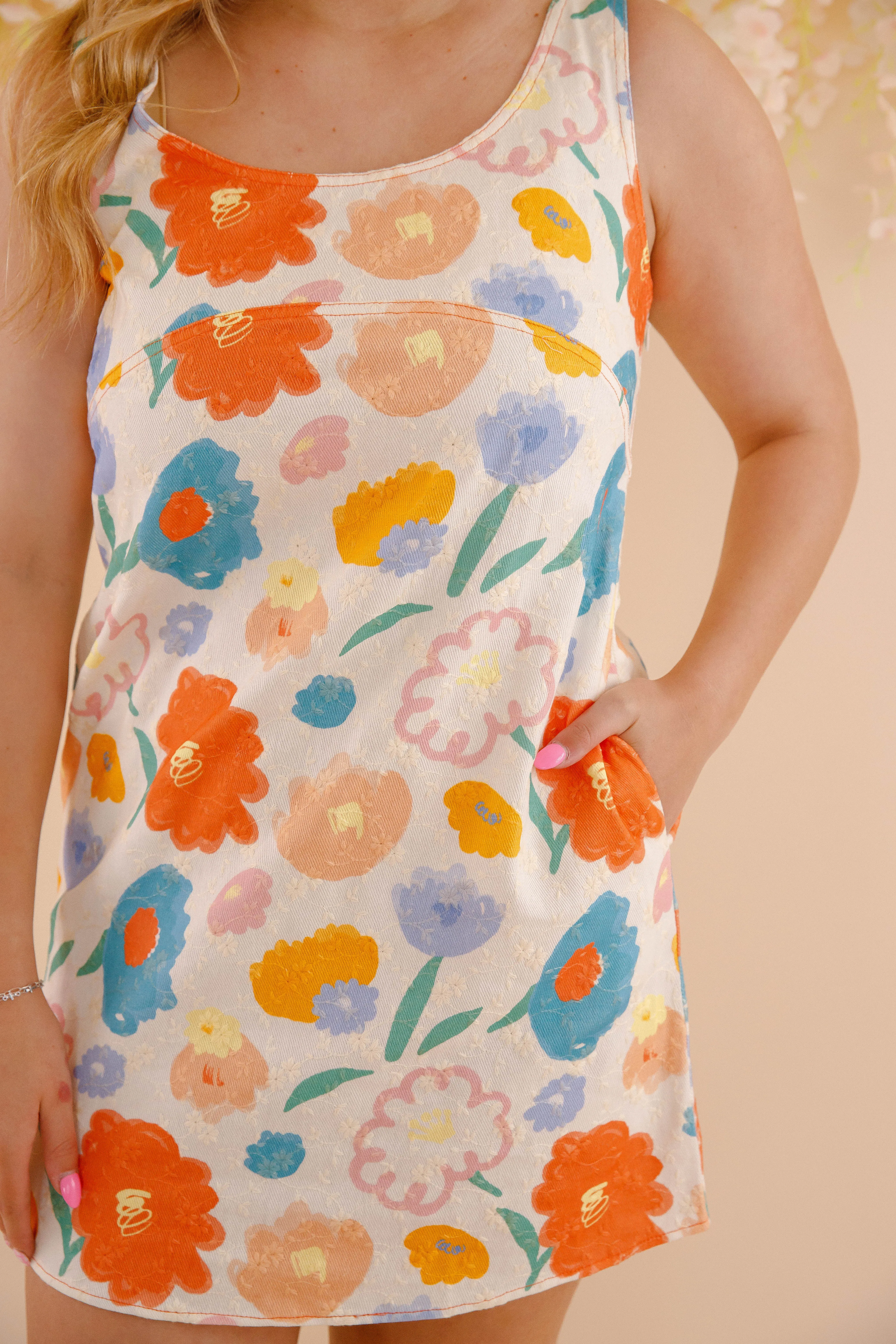 Side Tie Clean Touch All Caught Up Mini Dress