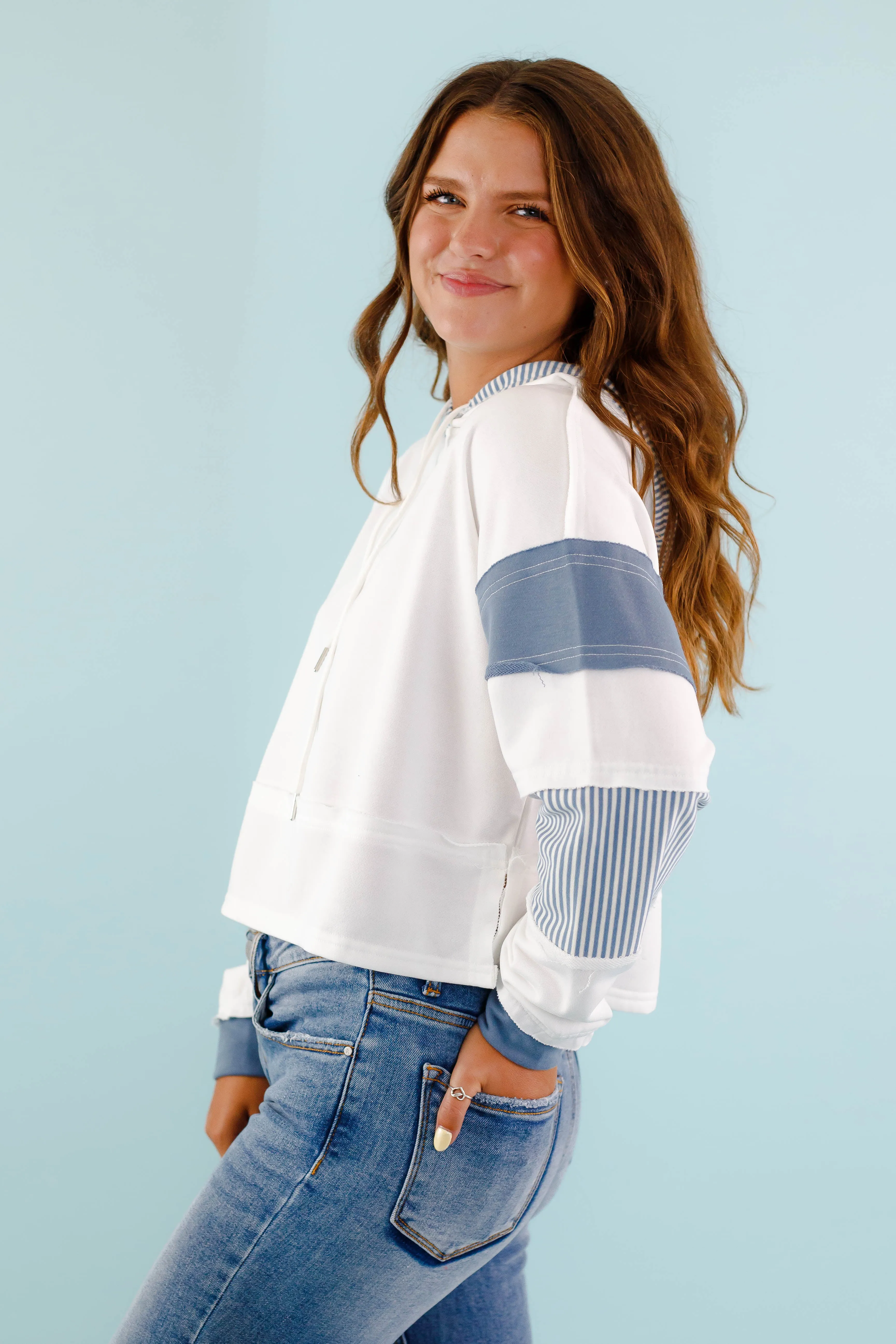 Until Next Time Hoodie Modern Turtleneck Style Light Layers