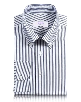 Urban Edge EZS Navy Candy Stripes Pinpoint oxford Shirt