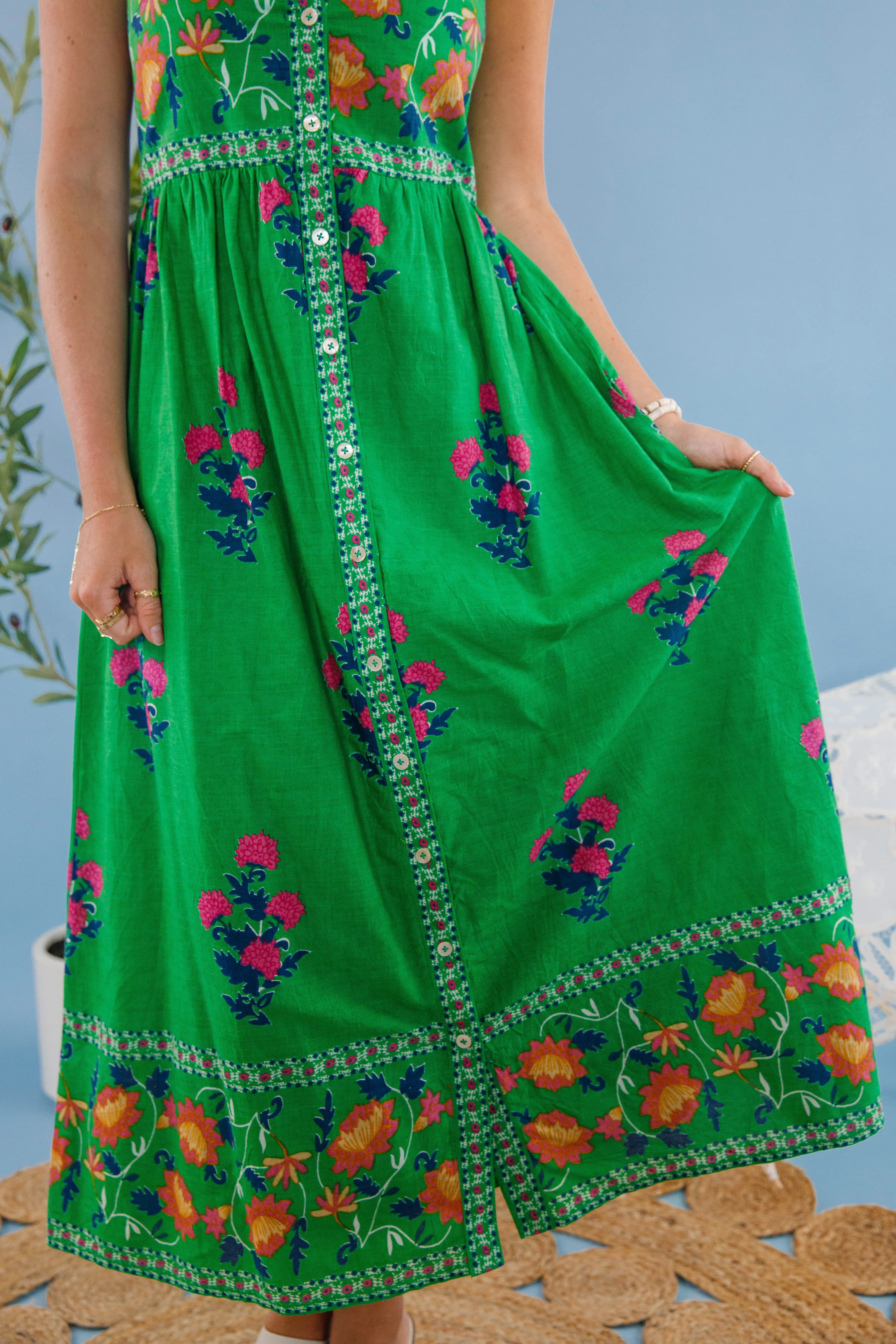 Life On the Lake Midi Dress Dreamy Flow Chic and Cozy Wear