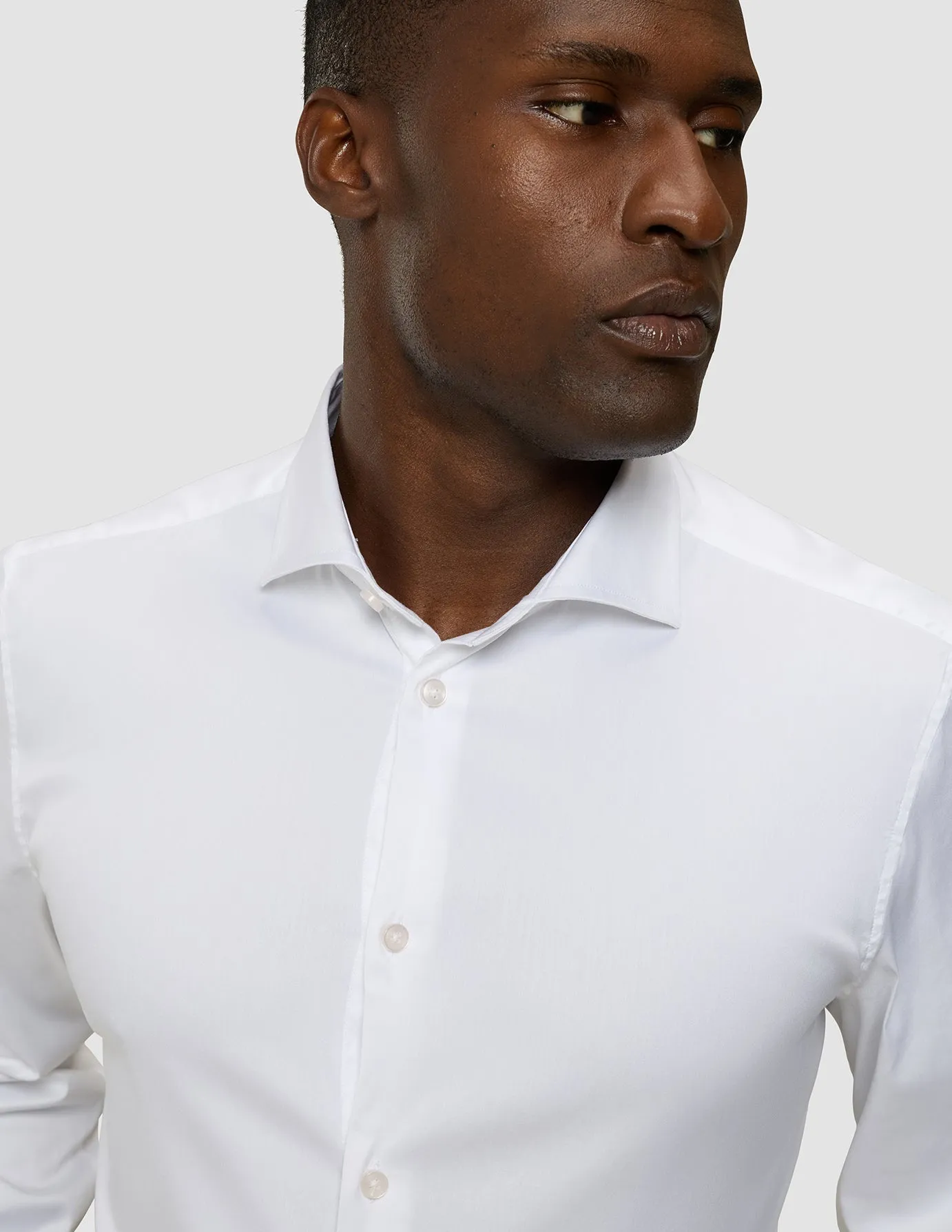 Tall Length Elevated Shirt White Regular