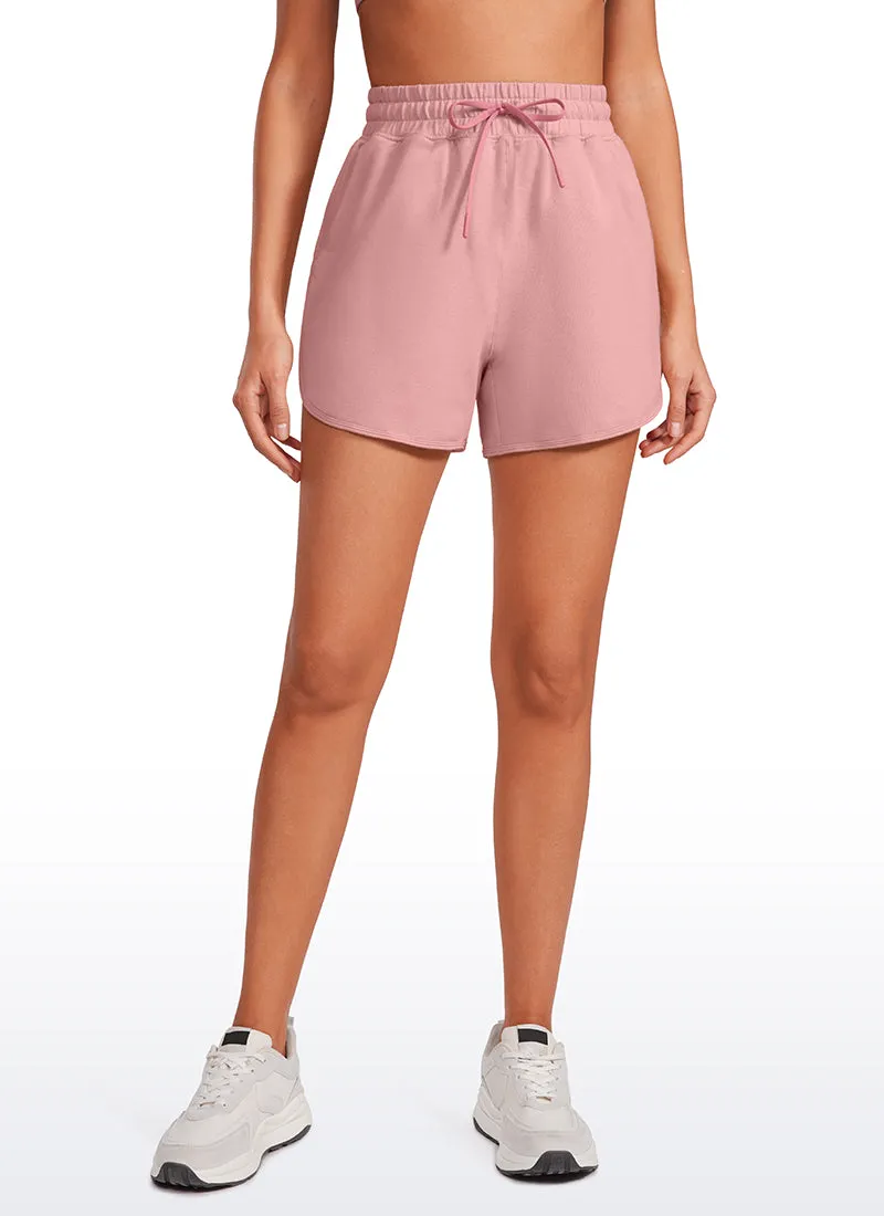 Amenity Mid Rise Sweat Shorts 3.5'' Reflective Safety Details