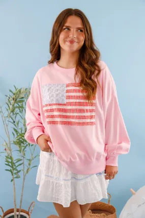 America's Sweetheart Pullover-Pink Light Layer Cozy and trendy
