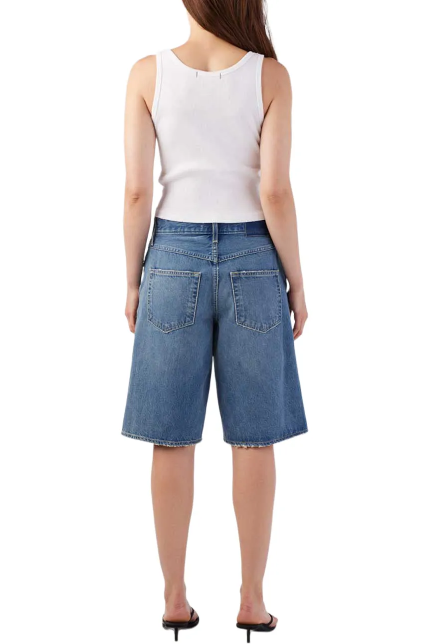 Cozy and Relaxed AMO Denim Laura Gaucho Short in Offbeat