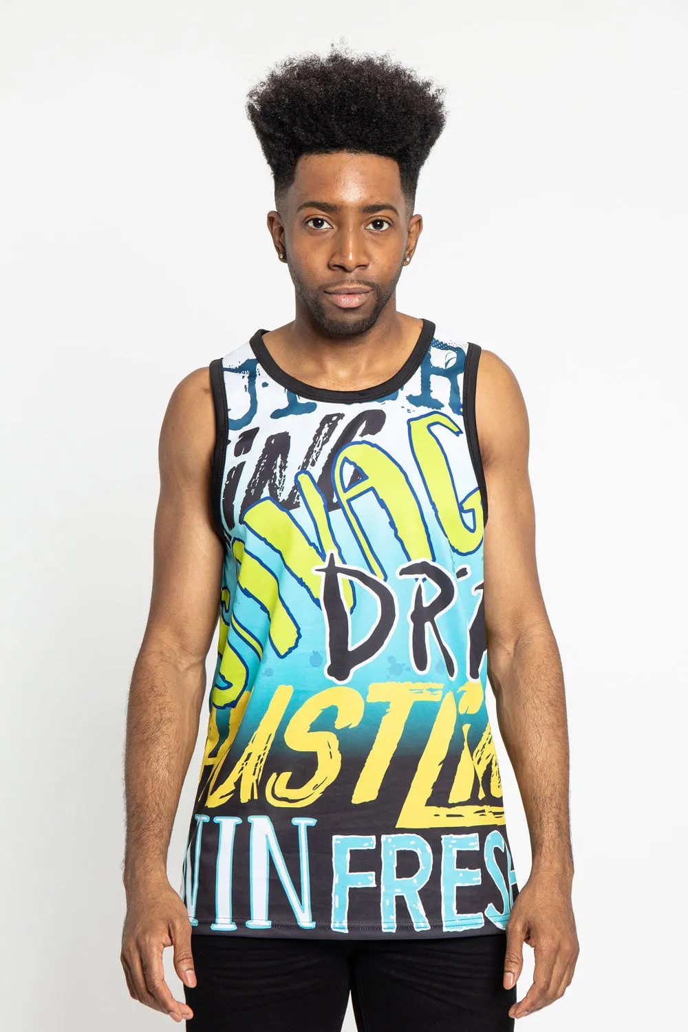 Big Graffiti Tank Top StretchFabric