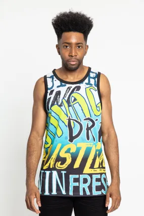 AdjustableCuffSystem AdjustableClosure Big Graffiti Tank Top