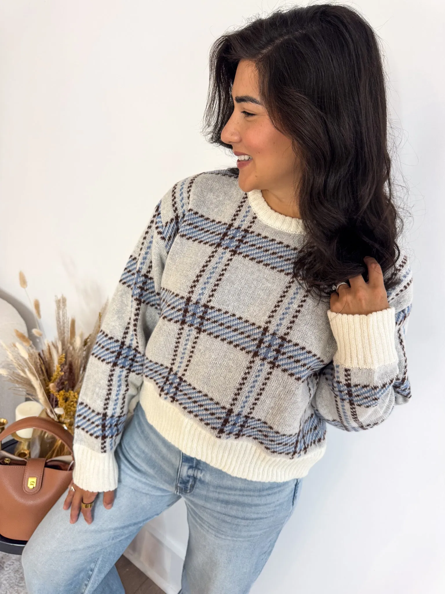 Perfect Knit [Z SUPPLY] Junction Plaid Sweater