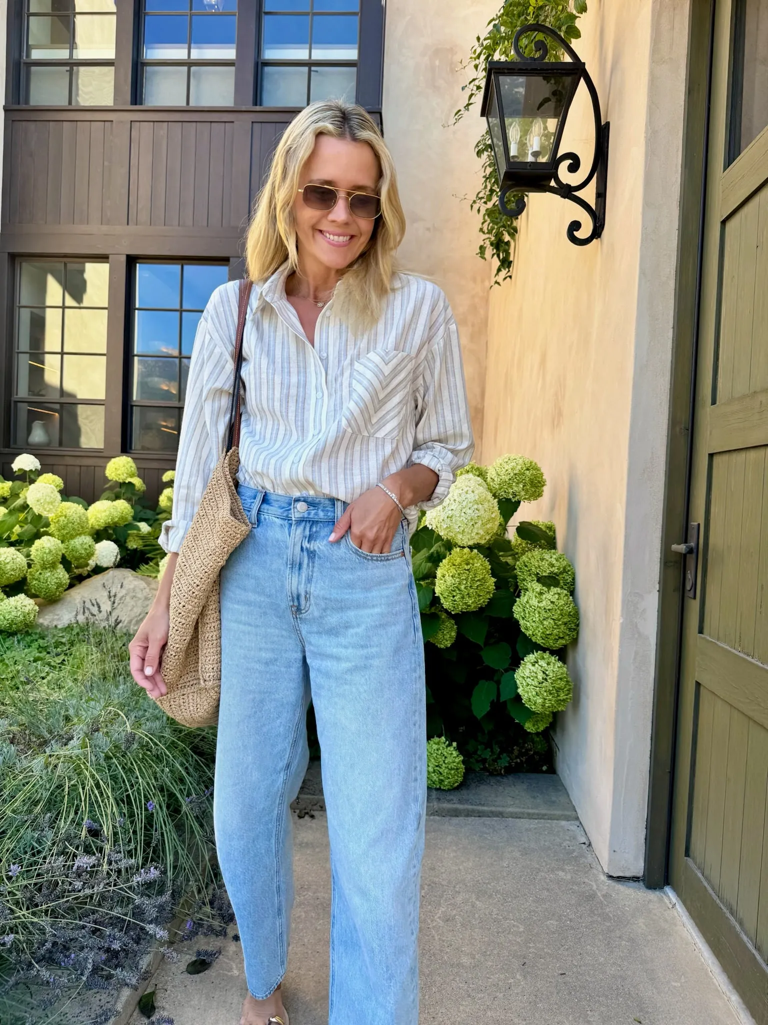 BreathableBackVents MASON'S DAUGHTER | the Matthew Shirt, Multi Striped Linen