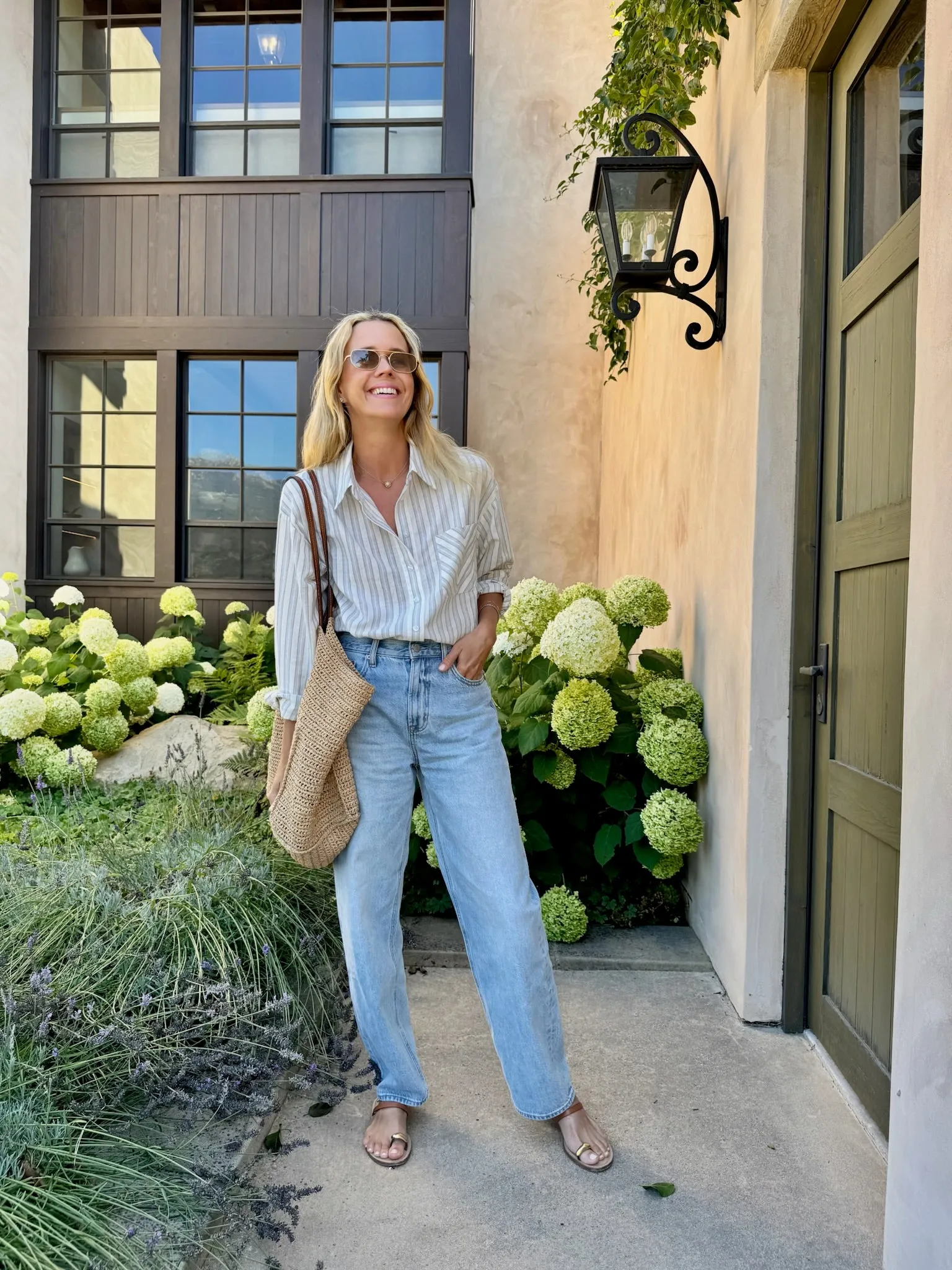 MASON'S DAUGHTER | the Matthew Shirt, Multi Striped Linen DropShoulderConstruction