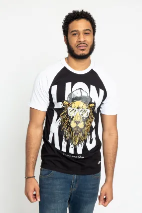 Raglan Lion King T-Shirt NoiseReduciting Zipper