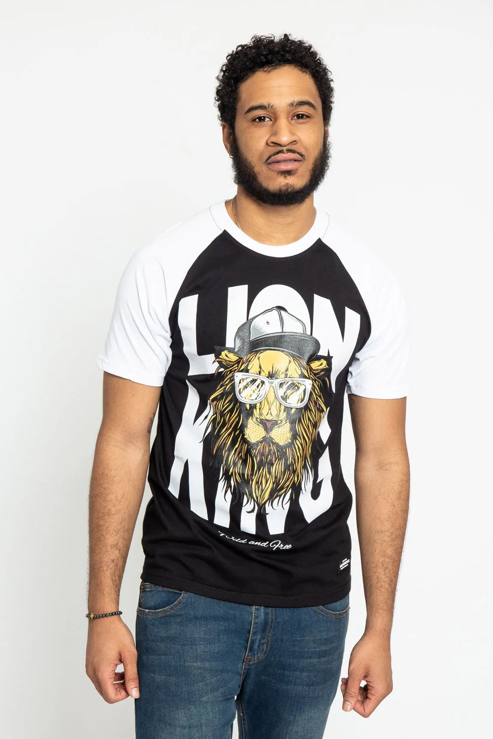 Raglan Lion King T-Shirt NoiseReduciting Zipper