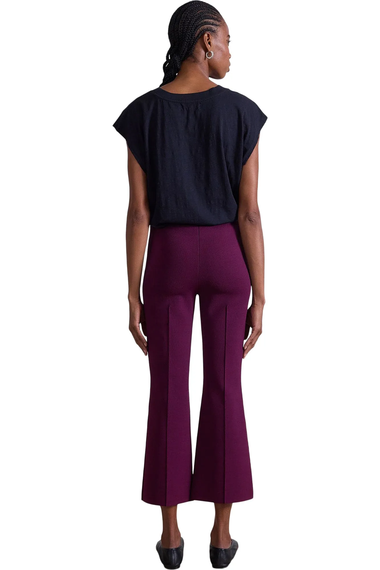 Day Comfort Apiece Apart Rene Pull on Pants in Fig