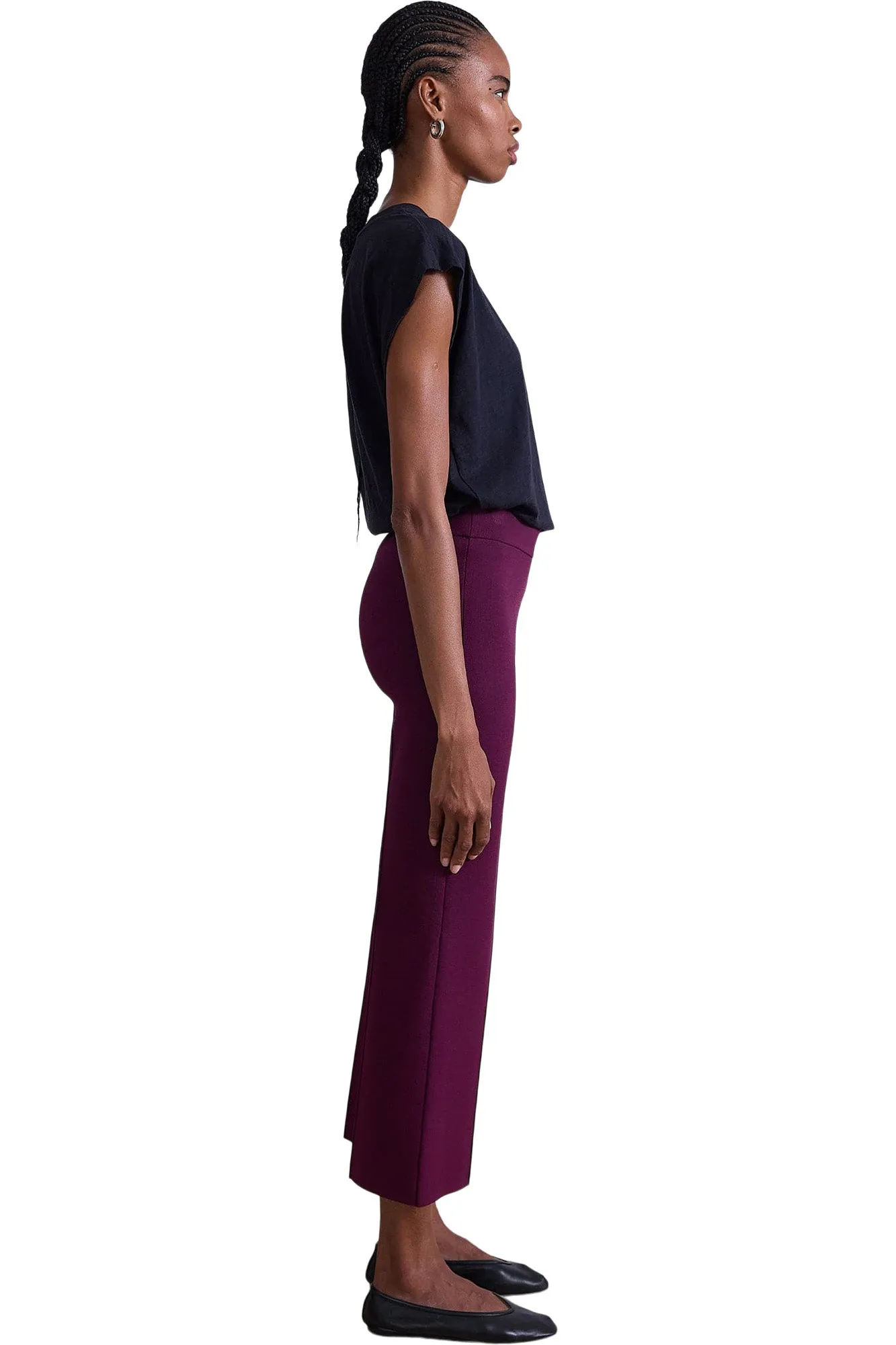 Fashionable Look Smart Fit Apiece Apart Rene Pull on Pants in Fig