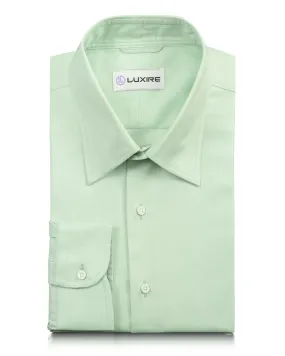 Aqua Green Herringbone Shirt Trendsetter Choice Comfy Wear