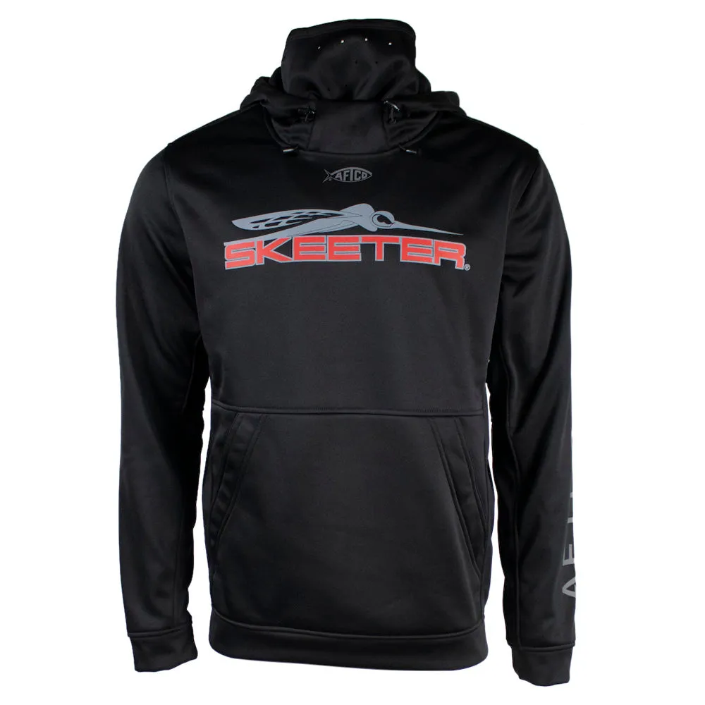 Skeeter AFTCO Reaper Sweatshirt - Black Wrinkle Free Fabric