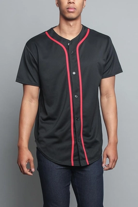 Basic Baseball Jersey Modern Polo Brushed Inner Layer