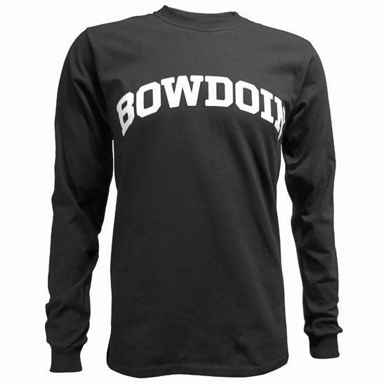 Satin Towel Basic Bowdoin Long-Sleeved Tee from Champion