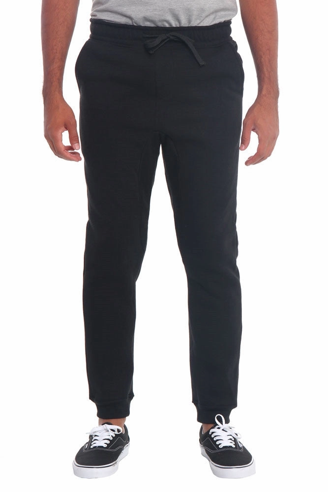 Sleek Comfort Basic Fleece Jogger Pants