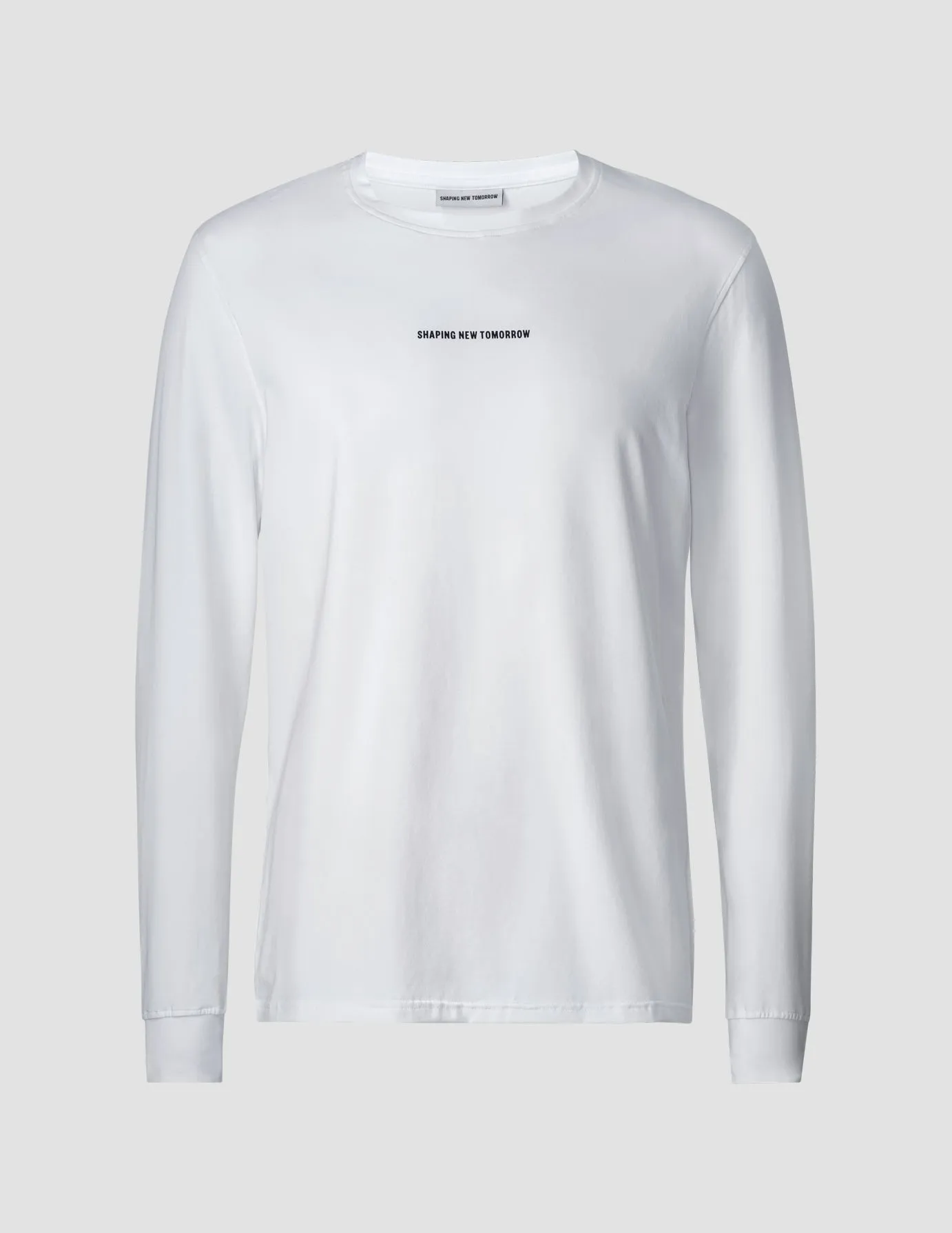 Easy Fit Easy Wear Style Supima Autograph Long-Sleeved T-Shirt White