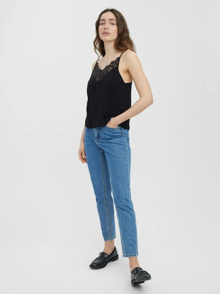 StretchableKnit AntiStatic Treatment Beatrix Singlet Top