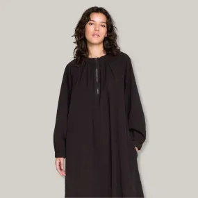 GIRLS OF DUST GRASSLAND DRESS - BLACK Flowing Lines Vibrant Movement