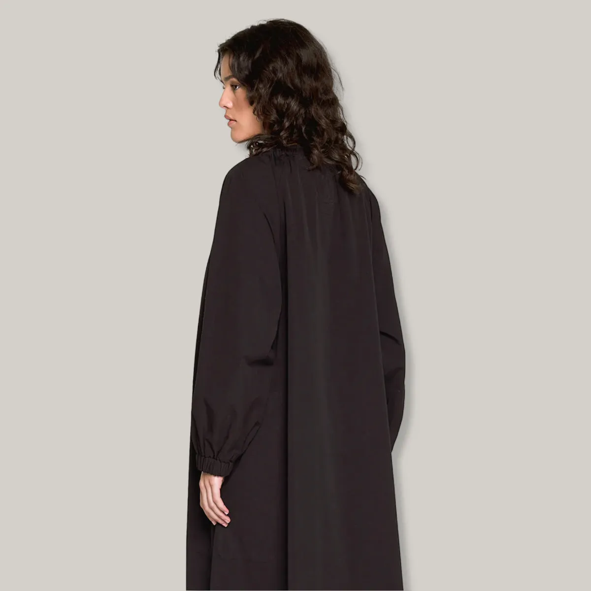 Elastic-Waist GIRLS OF DUST GRASSLAND DRESS - BLACK