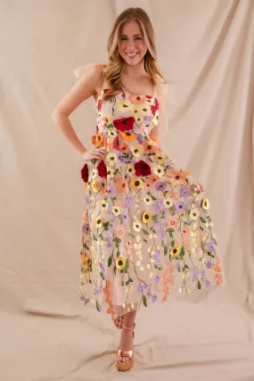 Stylish Layer Satin Grace Believe It or Not Midi Dress