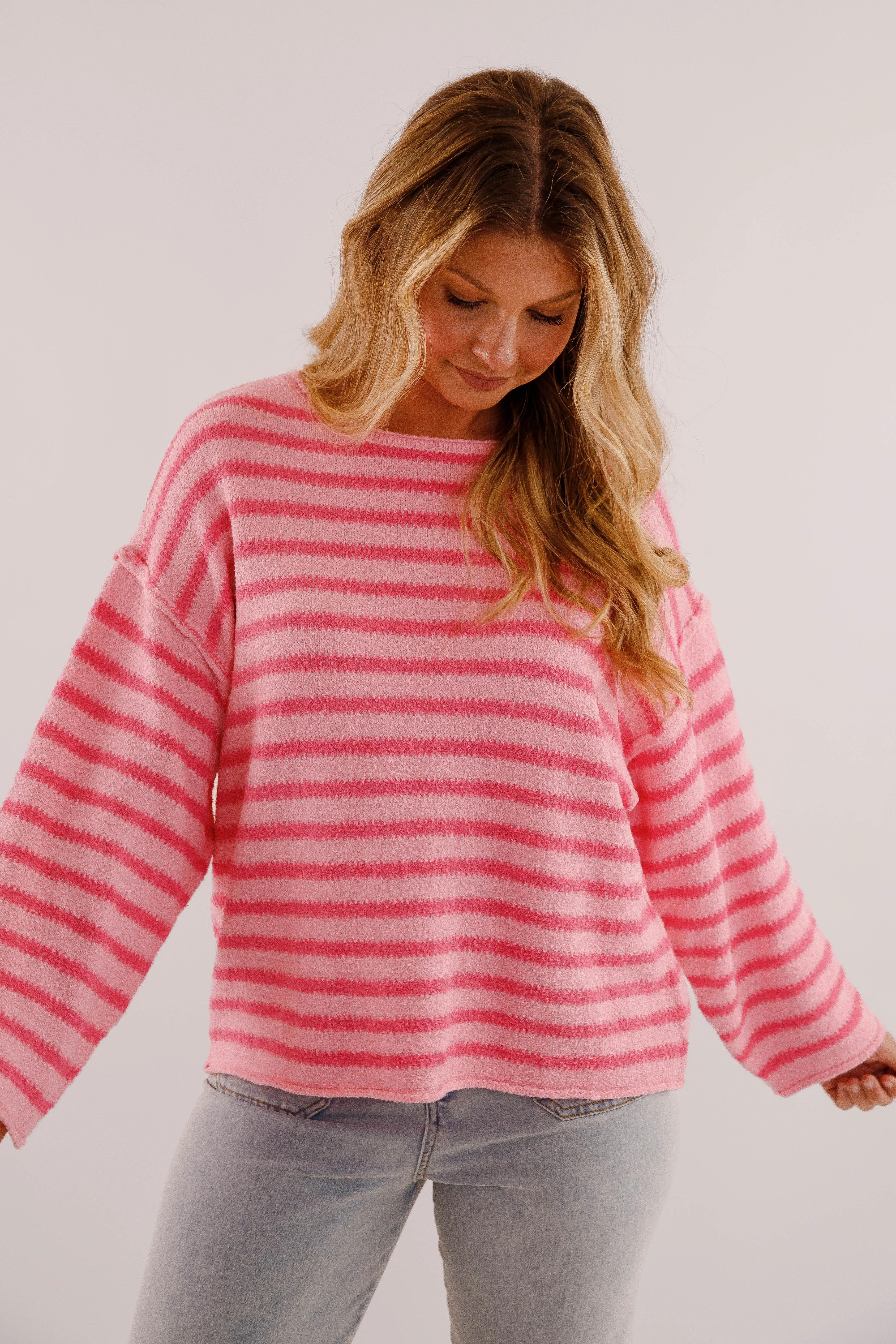 Better Perspective Sweater-Pink Timeless Knit Chill Mode