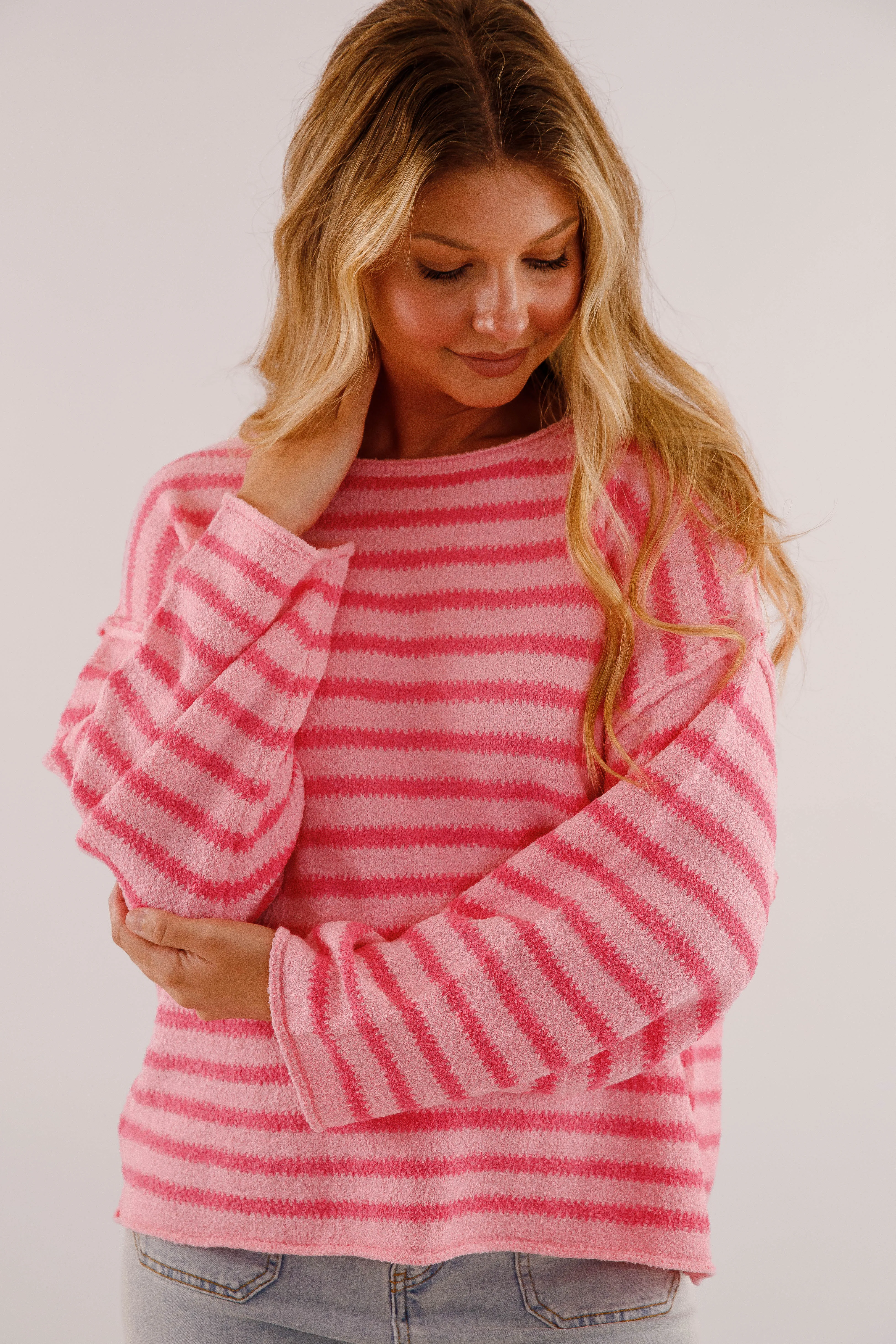 Low carbon footprint Better Perspective Sweater-Pink