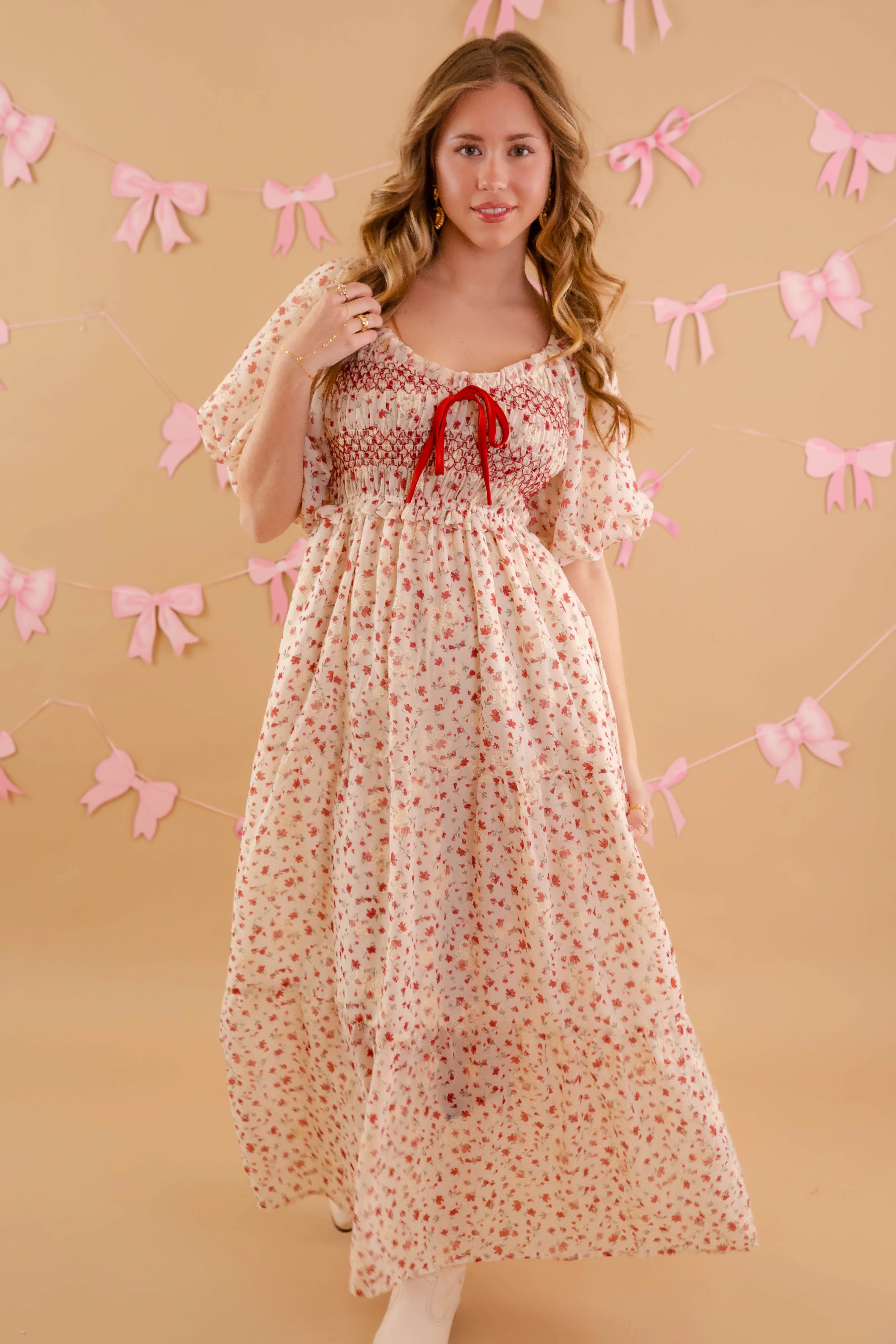 Cool Motion Silky Form Beyond Sweet Maxi Dress