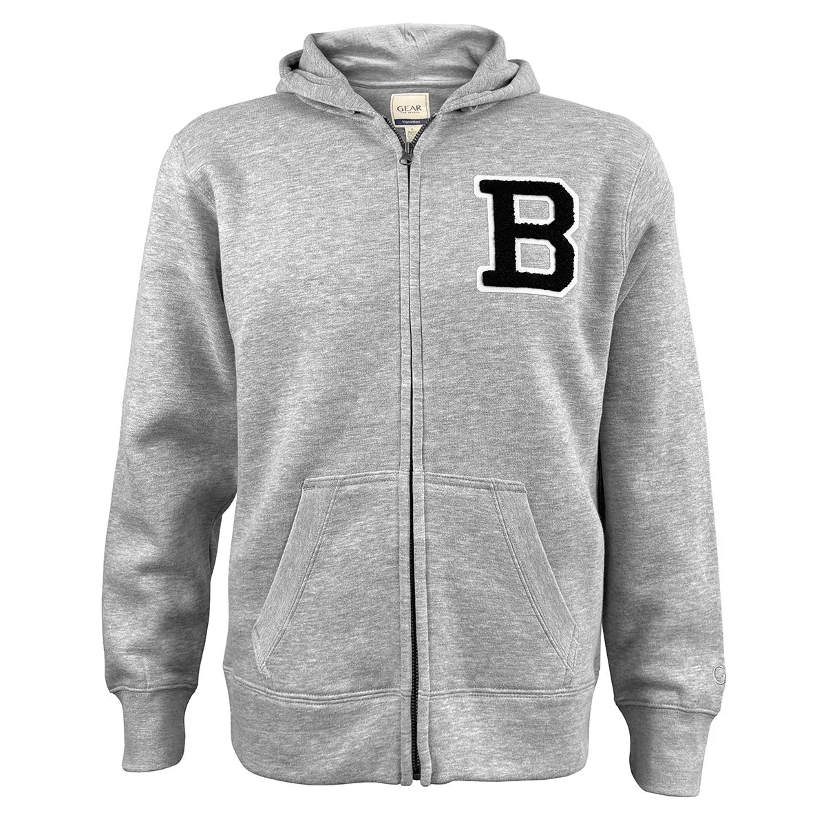 Big Cotton Hood with Chenille B from Gear product holiday wearability