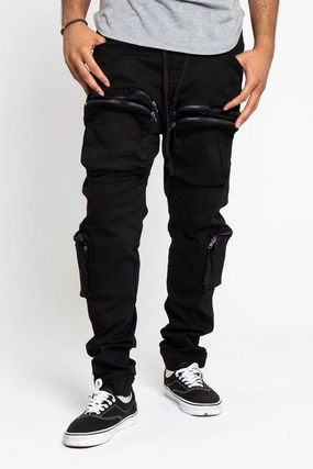 Big Pocket Cargo Jogger Pants Stain Release Finish
