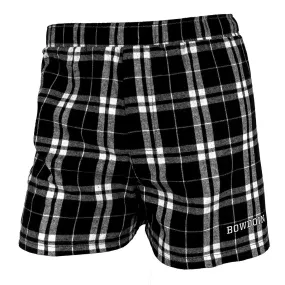 Quick Access Zip Pockets UV Protection Fabric Black and White Flannel Boxers from Boxercraft