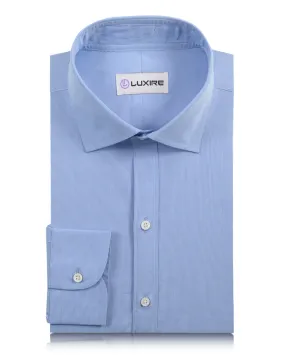 Blue Micro Check 60's Shirt Versatile Layering Piece