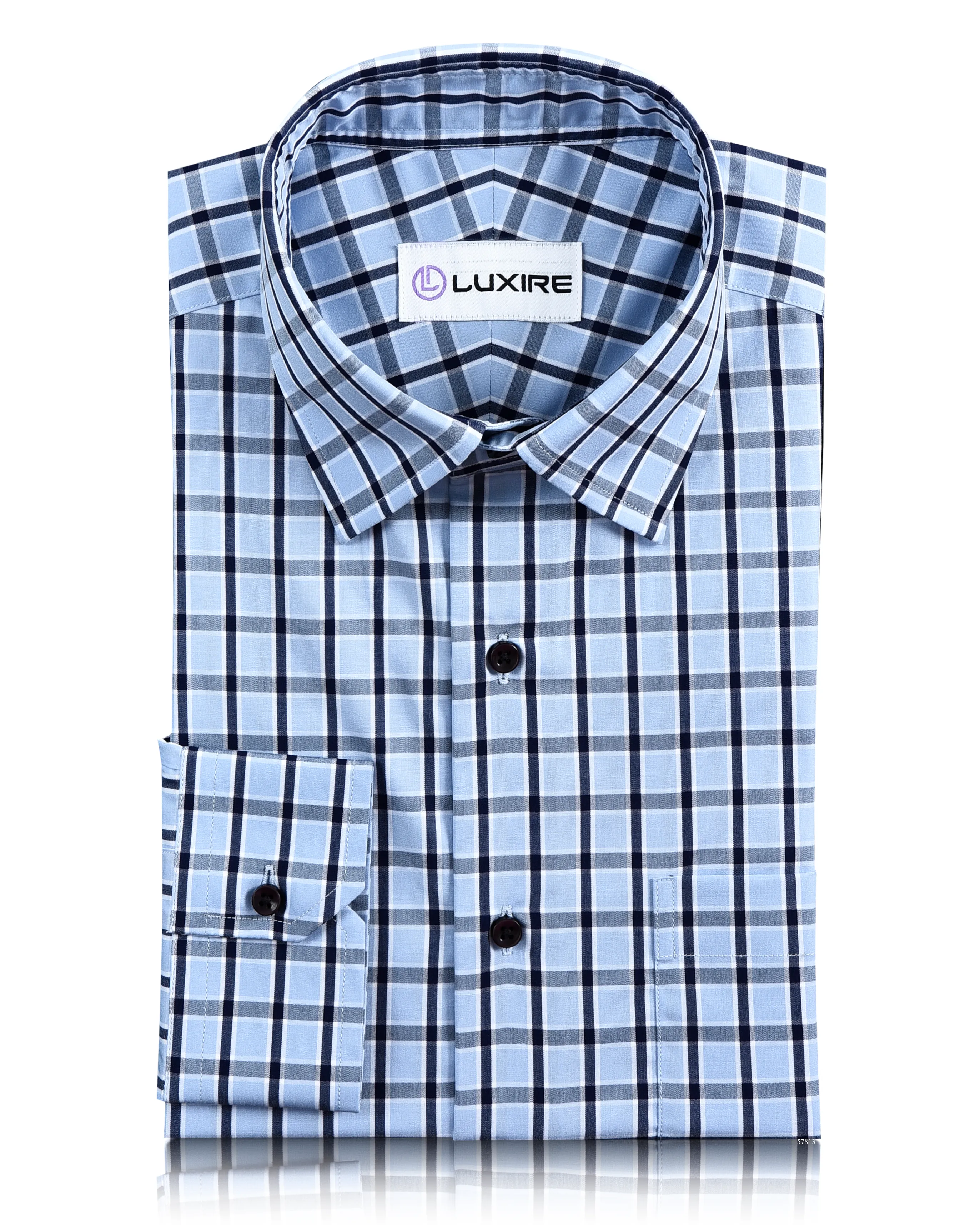 Fashion staples Blue Navy Checks Shirt