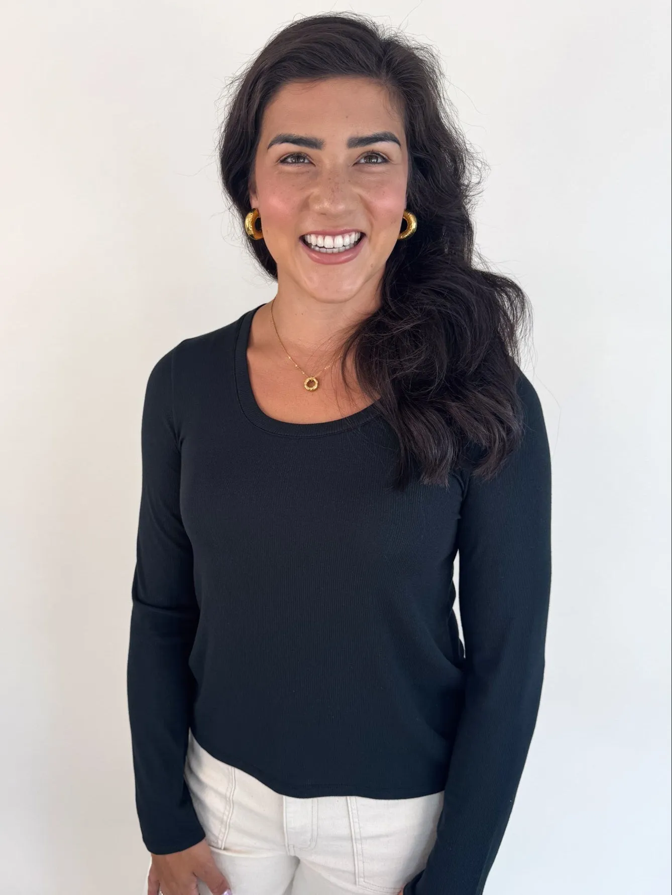 Dark Shade Lauren Long Sleeve- Black