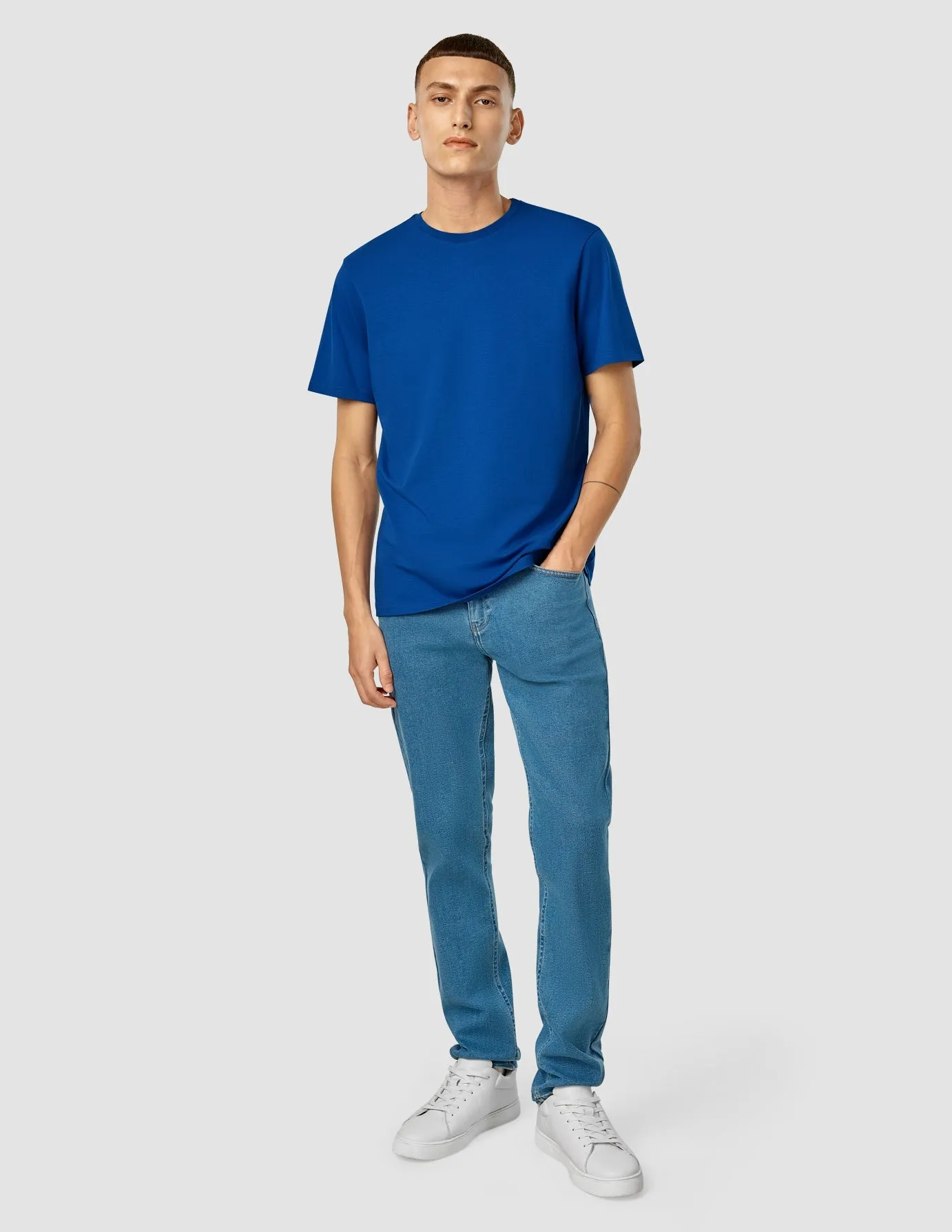 Supima T-Shirt Magnetic Blue waterproof