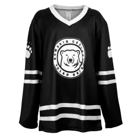 Flower Breathable Knit Fabric Bowdoin Kids' Hockey Jersey