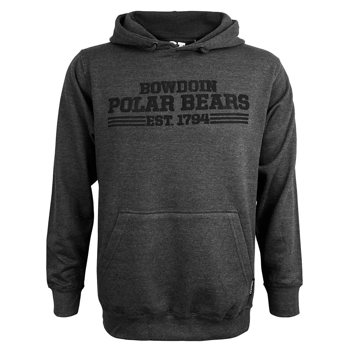 Bowdoin Polar Bears Est. 1794 Tonal Hood from CI Sport perfect for anniversaries neon colors