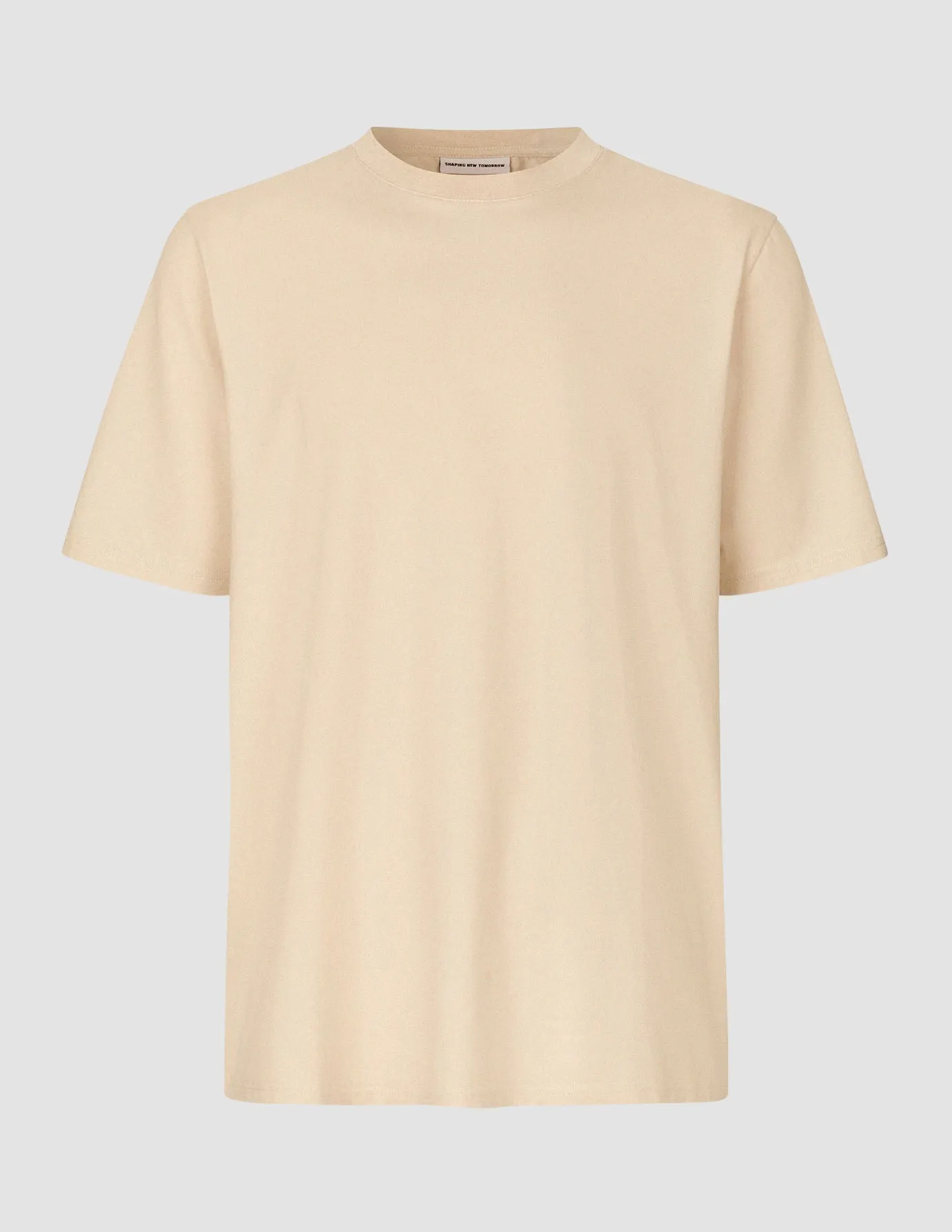 Thermal Regulating Layer Quick Wear Supima T-shirt Box Fit Ivory Haze