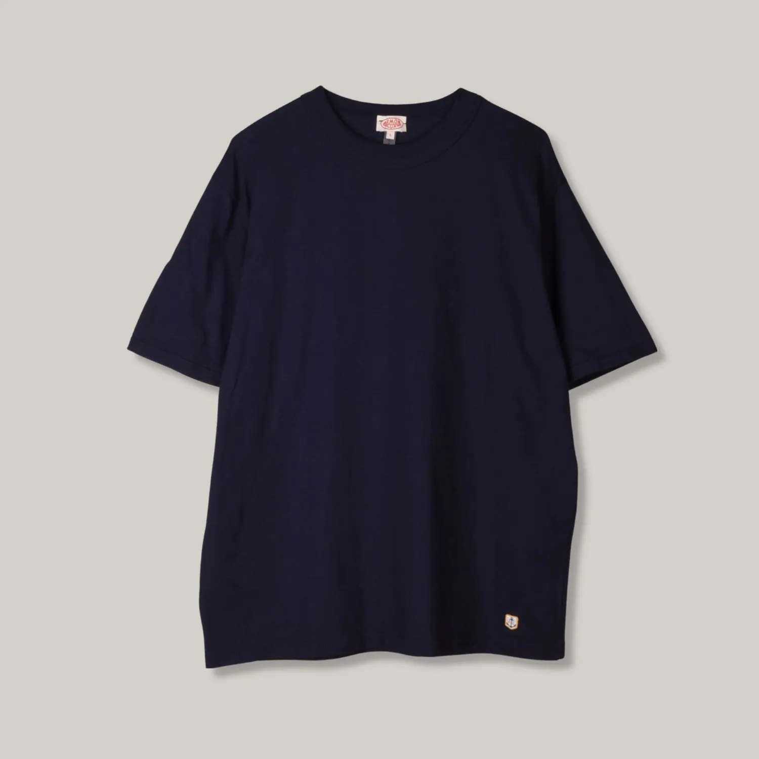 ARMOR LUX HERITAGE T-SHIRT - NAVIRE NAVY Water Based Ink Print