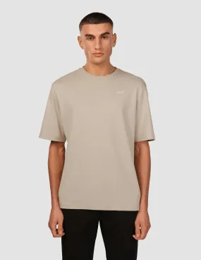 Heavy Box Fit T-shirt Legacy Stone Beige Beach relaxation