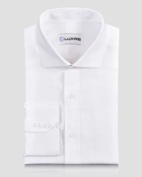 Crisp White Linen shirt All-day Comfort