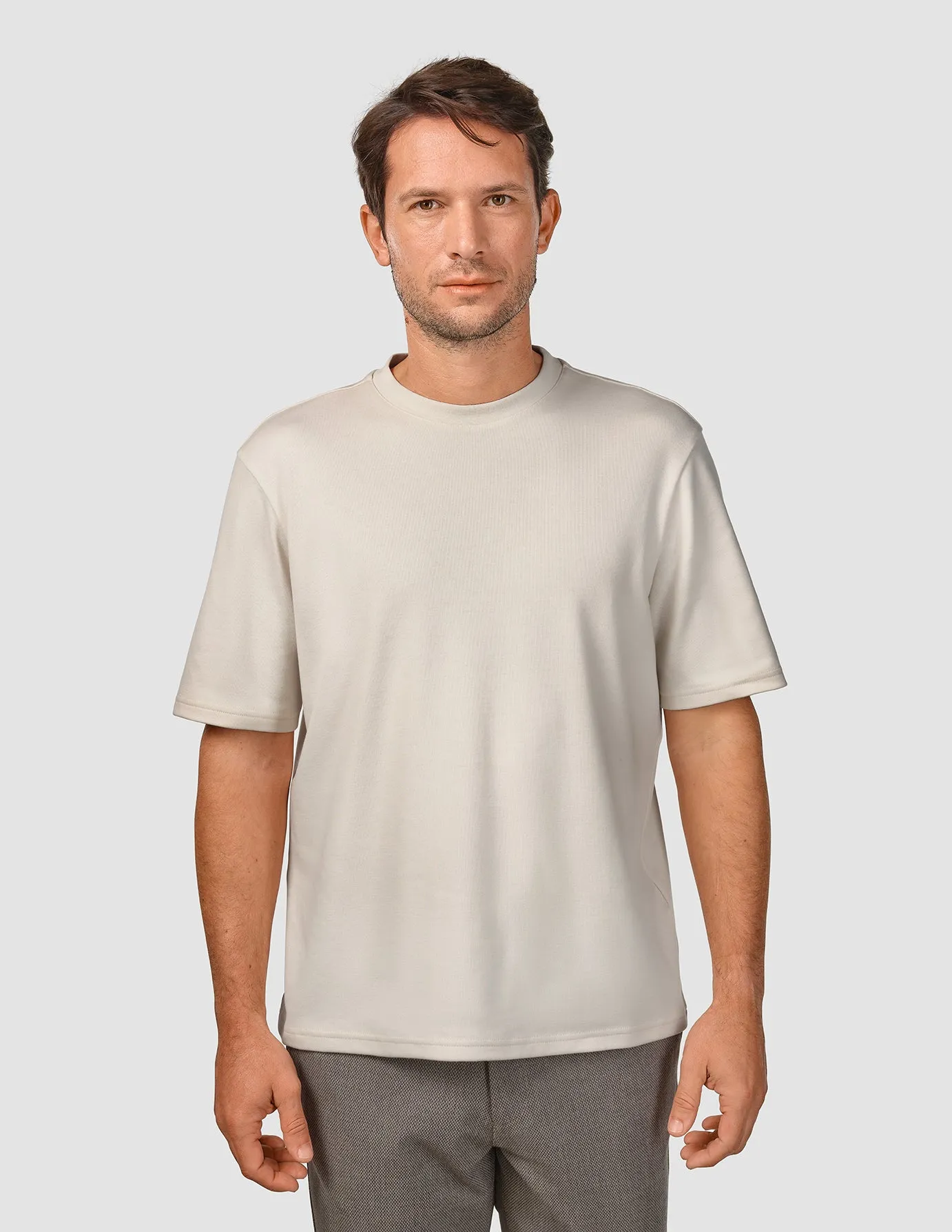 Casual Essentials Heavy Box Fit T-shirt Off White