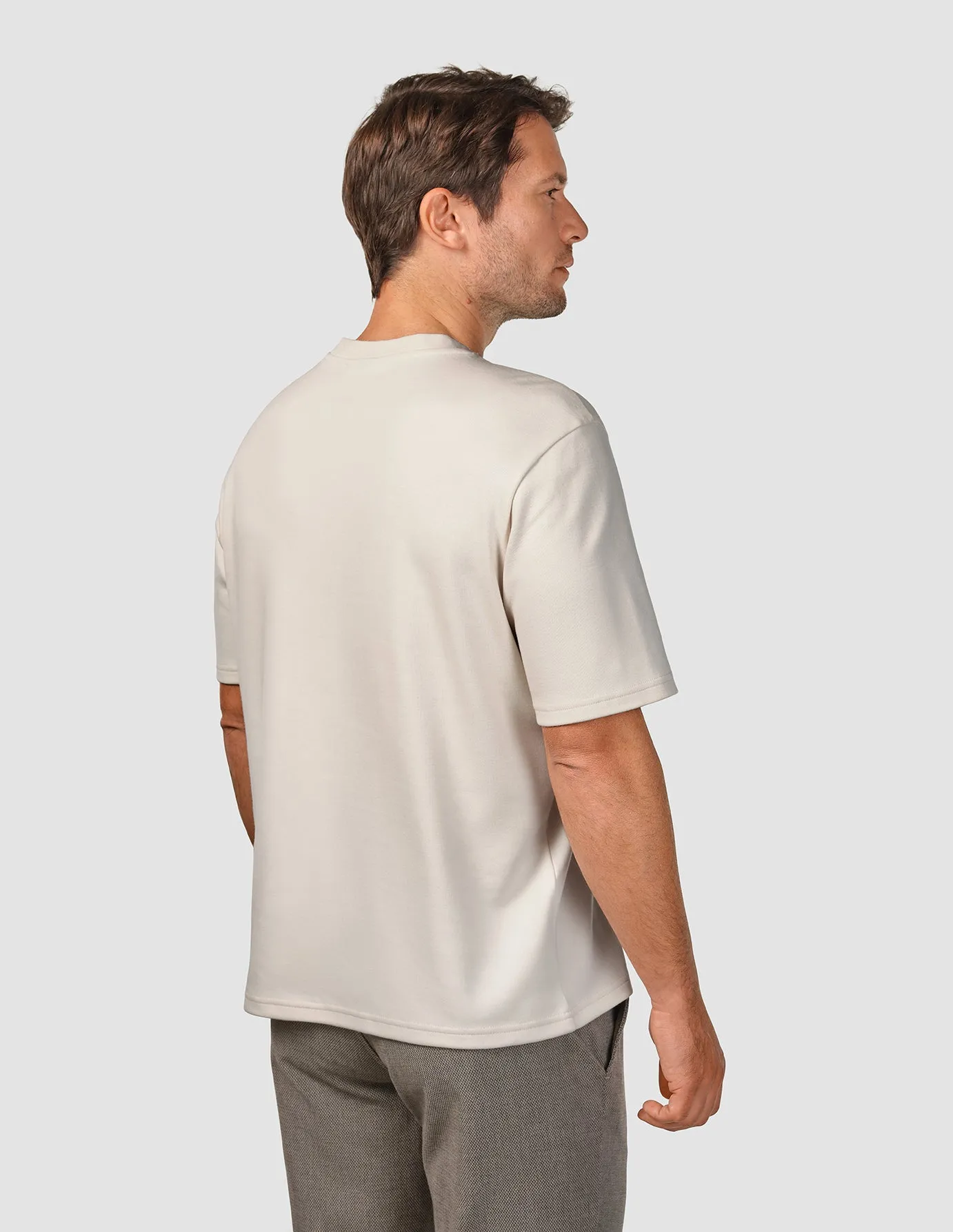 Trendy Layering Heavy Box Fit T-shirt Off White